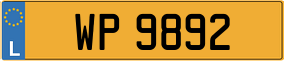 Truck License Plate